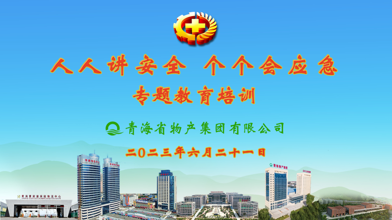提高安全管理水平 落實全員安全責任&mdash;&mdash;集團安委會舉辦2023年&ldquo;人人講安全，個個會應(yīng)急&rdquo;專題教育培訓(xùn)