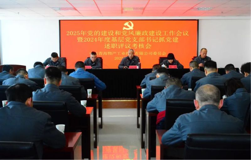 物產(chǎn)工投公司黨委召開(kāi)2025年黨的建設(shè)和黨風(fēng)廉政建設(shè)工作會(huì)議暨2024年度基層黨支部書記抓黨建述職評(píng)議考核會(huì)